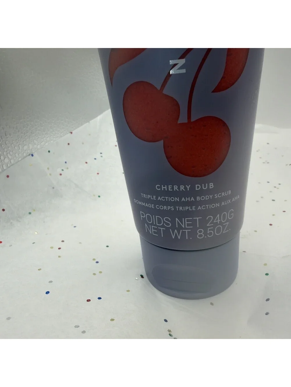 Fenty Skin Cherry Dub Triple Action AHA Body Scrub 8.5oz Exfoliating NEW